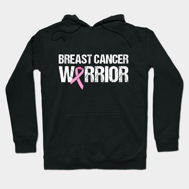 Breast Cancer Warrior Hoodie by PinkInkArt